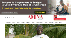 Desktop Screenshot of amina-mag.com